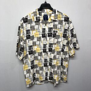 Trust Men Short Sleeve Linen Blend Button Shirt Top Size XXL 2XL B315 -25